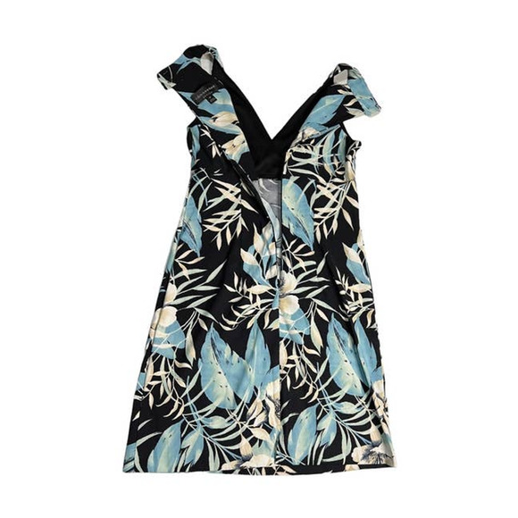 Connected Blue Floral Dress Sz 8P - Picture 3 of 5